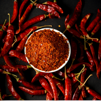 Hot spicy cooked powder